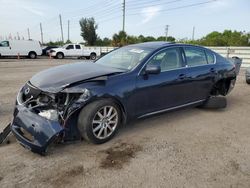 Salvage cars for sale from Copart Miami, FL: 2006 Lexus GS 300