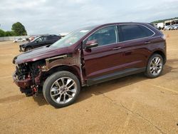 Salvage cars for sale at Longview, TX auction: 2018 Ford Edge Titanium