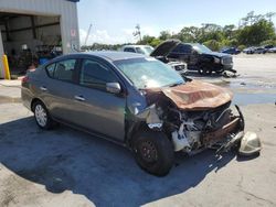 Salvage cars for sale at Fort Pierce, FL auction: 2016 Nissan Versa S