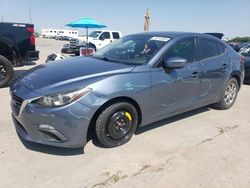 Salvage cars for sale at Grand Prairie, TX auction: 2015 Mazda 3 Sport