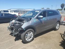 Salvage cars for sale at San Diego, CA auction: 2018 KIA Sorento LX