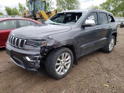 Salvage cars for sale from Copart Elgin, IL: 2017 Jeep Grand Cherokee Limited