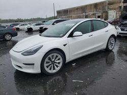 Salvage cars for sale at Fredericksburg, VA auction: 2021 Tesla Model 3