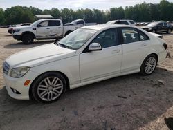 Salvage cars for sale at Charles City, VA auction: 2009 Mercedes-Benz C300