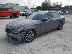 Salvage cars for sale from Copart Opa Locka, FL: 2016 Mercedes-Benz C300