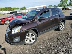Salvage cars for sale at Columbia Station, OH auction: 2016 Chevrolet Trax LTZ