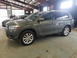 Toyota Highlander salvage cars for sale: 2010 Toyota Highlander Hybrid