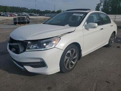 Salvage cars for sale from Copart Dunn, NC: 2017 Honda Accord EXL