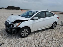 Salvage cars for sale at New Braunfels, TX auction: 2016 Hyundai Accent SE