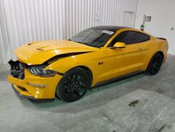 Salvage cars for sale at Tulsa, OK auction: 2019 Ford Mustang GT