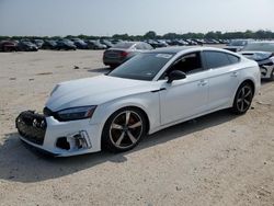 Salvage cars for sale at San Antonio, TX auction: 2024 Audi A5 Premium Plus 45