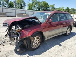 Salvage cars for sale from Copart Spartanburg, SC: 2002 Subaru Legacy Outback Limited