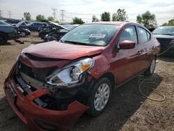 Salvage cars for sale at Elgin, IL auction: 2016 Nissan Versa S