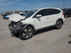 Salvage cars for sale at Grand Prairie, TX auction: 2016 Honda CR-V Touring