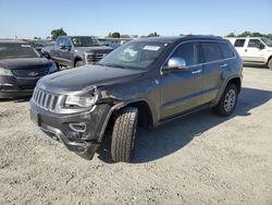 Jeep Grand Cherokee salvage cars for sale: 2016 Jeep Grand Cherokee Overland