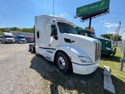 Salvage trucks for sale at Dyer, IN auction: 2018 Peterbilt 579