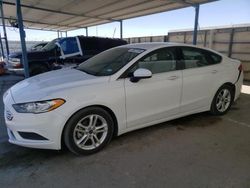 Salvage cars for sale at Anthony, TX auction: 2018 Ford Fusion SE