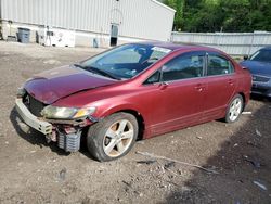 Salvage cars for sale at West Mifflin, PA auction: 2010 Honda Civic LX-S