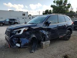 Salvage cars for sale from Copart Opa Locka, FL: 2022 Subaru Forester Sport