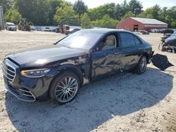 Salvage cars for sale at Mendon, MA auction: 2021 Mercedes-Benz S 580 4matic