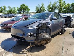 Salvage cars for sale at Bridgeton, MO auction: 2021 Tesla Model Y