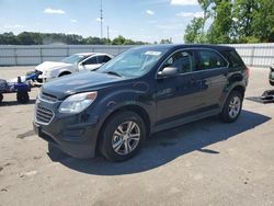 Chevrolet salvage cars for sale: 2017 Chevrolet Equinox LS