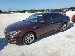 Salvage cars for sale at Arcadia, FL auction: 2016 KIA Optima EX