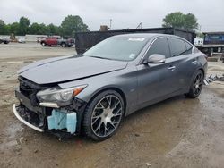 Salvage cars for sale at Shreveport, LA auction: 2018 Infiniti Q50 Luxe
