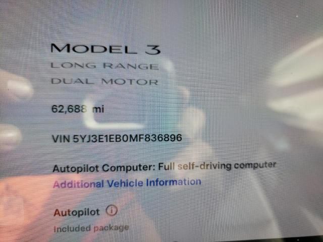 2021 Tesla Model 3