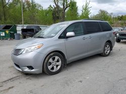 Salvage cars for sale at Albany, NY auction: 2016 Toyota Sienna LE