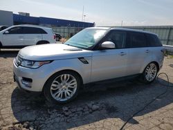 Salvage cars for sale at Woodhaven, MI auction: 2014 Land Rover Range Rover Sport HSE