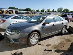 Salvage cars for sale at Bridgeton, MO auction: 2010 Ford Fusion Hybrid