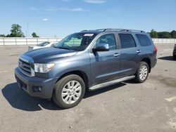 Salvage cars for sale at Dunn, NC auction: 2010 Toyota Sequoia Platinum