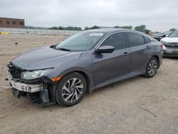 Salvage cars for sale at Kansas City, KS auction: 2017 Honda Civic EX