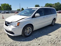 Salvage cars for sale at Mebane, NC auction: 2015 Dodge Grand Caravan SXT