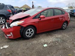 Salvage cars for sale from Copart Brookhaven, NY: 2012 Toyota Prius