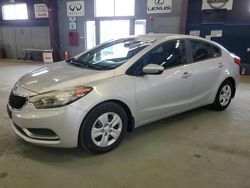 Salvage cars for sale from Copart East Granby, CT: 2014 KIA Forte LX