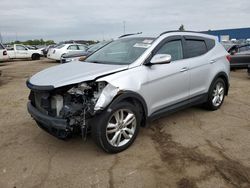 Salvage cars for sale at Woodhaven, MI auction: 2013 Hyundai Santa FE Sport