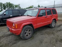 Jeep Cherokee Sport salvage cars for sale: 1999 Jeep Cherokee Sport