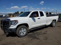 Salvage cars for sale at Denver, CO auction: 2018 Toyota Tundra Double Cab SR/SR5