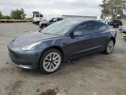 Salvage cars for sale at auction: 2021 Tesla Model 3