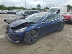 Salvage cars for sale from Copart Bridgeton, MO: 2017 Tesla Model 3