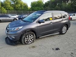 Salvage cars for sale from Copart Waldorf, MD: 2016 Honda CR-V EXL