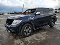 Salvage cars for sale at Oklahoma City, OK auction: 2020 Nissan Armada SV