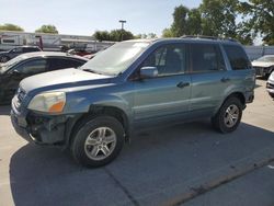 Honda Pilot salvage cars for sale: 2005 Honda Pilot EXL