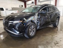 Salvage cars for sale from Copart Avon, MN: 2022 Hyundai Tucson Blue