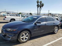 Chevrolet Malibu ls salvage cars for sale: 2018 Chevrolet Malibu LS