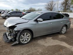 Salvage cars for sale from Copart London, ON: 2014 Nissan Sentra S