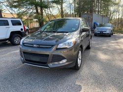 Salvage cars for sale at North Billerica, MA auction: 2016 Ford Escape SE