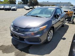 Salvage cars for sale from Copart Martinez, CA: 2014 Honda Civic LX